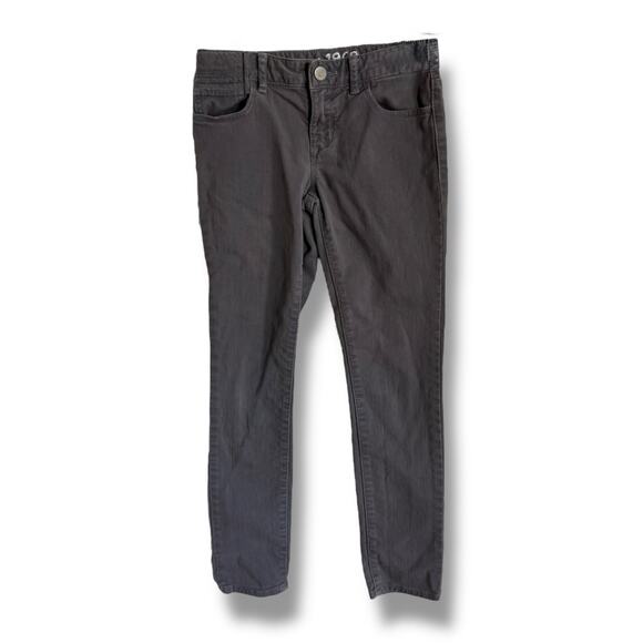 Gap Girls Jeans Size 8 Super Skinny Gray Adjustable Waist - Picture 1 of 6